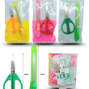 SET TIJERA Y CUTTER DE COLORES 
