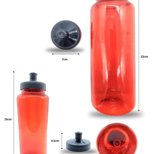 BOTE ROJO CON TAPA CHUPÓN