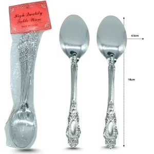 CUCHARA SOPERA DE ACERO INOXIDABLE C/12