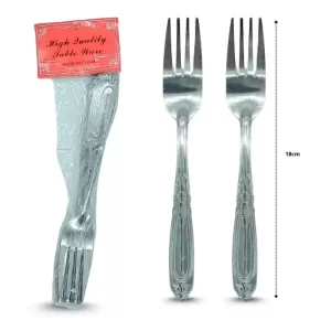 TENEDOR ACERO INOXIDABLE C/12