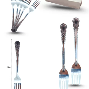 TENEDOR PAVO REAL 12 PZS