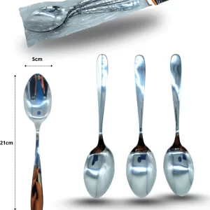 CUCHARA SOPERA GRUESA LISA 6 PZS