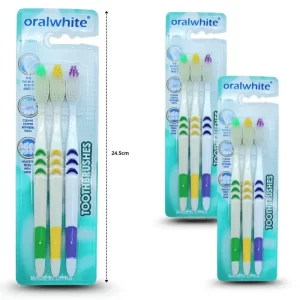 CEPILLO DENTAL ADULTO SET 3 PZAS