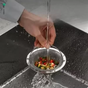 COLADOR DE ACERO INOXIDABLE PARA FREGADERO