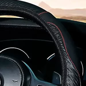 CUBRE VOLANTE DEPORTIVO NEGRO