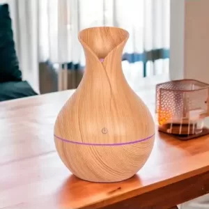 DIFUSOR DE AROMAS ULTRASÓNICO CON DISEÑO DE MADERA