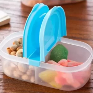 ORGANIZADOR PLÁSTICO CON DIVISIONES Y TAPA 