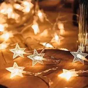 SERIE DE LUCES LED DECORATIVAS CON ESTRELLAS