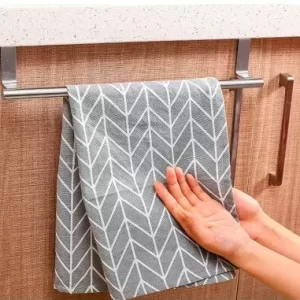 SOPORTE COLGANTE PARA TOALLAS DE ACERO INOXIDABLE