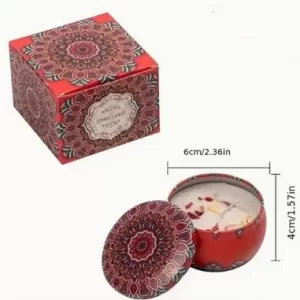 VELA AROMÁTICA CON FLORES SECAS