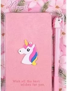 LIBRETA UNICORNIO CON PLUMA