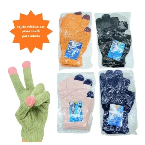 guante tejido para adulto con touch para celular