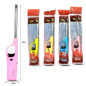 encendedor multiusos largo en blister con gas