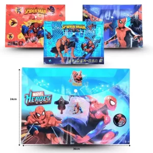 folder decorado spiderman