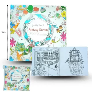 libro para colorear fantasy dream