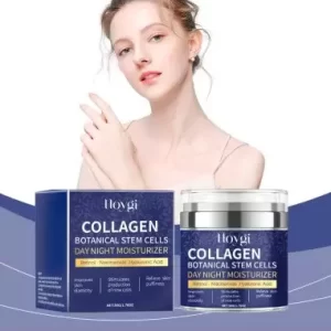 Crema Facial con Colágeno y Células Madre Botánicas – Hidratante Día y Noche 50g