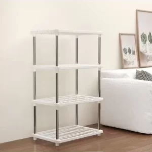 Estante organizador plástico, 4 niveles.