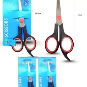 TIJERA NEGRA EN BLÍSTER AZUL