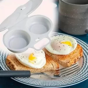 MOLDE PARA HUEVOS POCHADOS EN MICROONDAS 