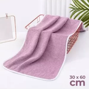 Toalla de microfibra 30x60 cm lila