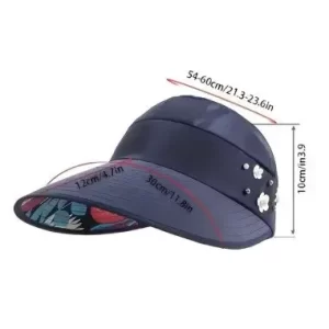 VISERA SOLAR PLEGABLE NEGRA