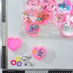 pico par mini con piojitos o dona totis en caja corazón