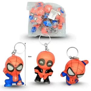 llavero squishy spiderman