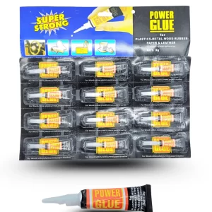 adhesivo power glue negro 2 pzs