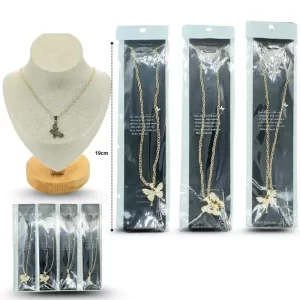 collar con dije en blister individual