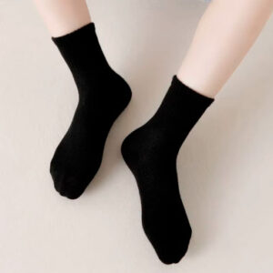 Calcetín básico negro unisex SHIRLEY - 10 PZS 47133