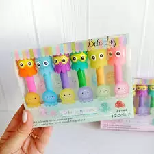 PLUMONES PULPO 6 PZS