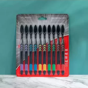 Cepillos Dentales-Set de 10  Multicolor para adultos