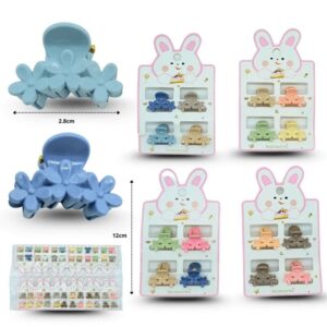 pinza mini diseños set 4 pzas