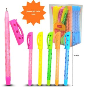 pluma tinta azul 5 pzs