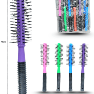 cepillo redondo mango colores