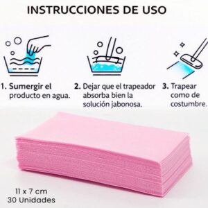 Hojas Limpiadoras Multi Efecto para Piso rosa 53465