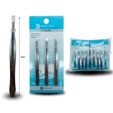 Pinza Depilación saca cejas 3 pzs blister