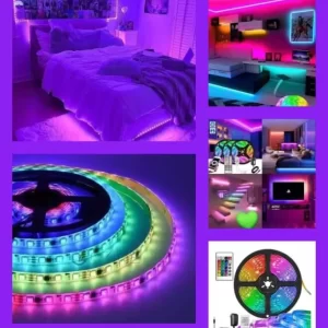 LUZ LED 5 MTS-TIRA LED CON CARGADOR