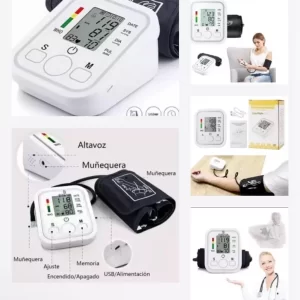 BAUMANÓMETRO DIGITAL DE BRAZO-CARGA USB-PRESIÓN