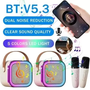 BOCINA MINI DE KARAOKE INALÁMBRICO K12