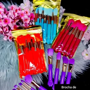 SET DE BROCHAS MANGO GARRA GATITO