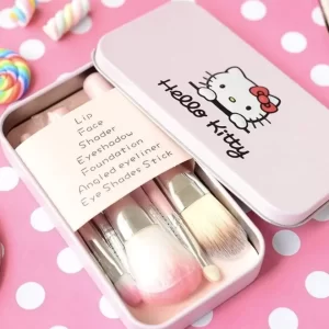 BROCHAS MINI EN ESTUCHE KITTY