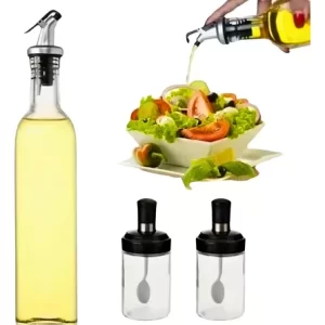 BOTELLA DISPENSADORA DE ACEITE VIDRIO