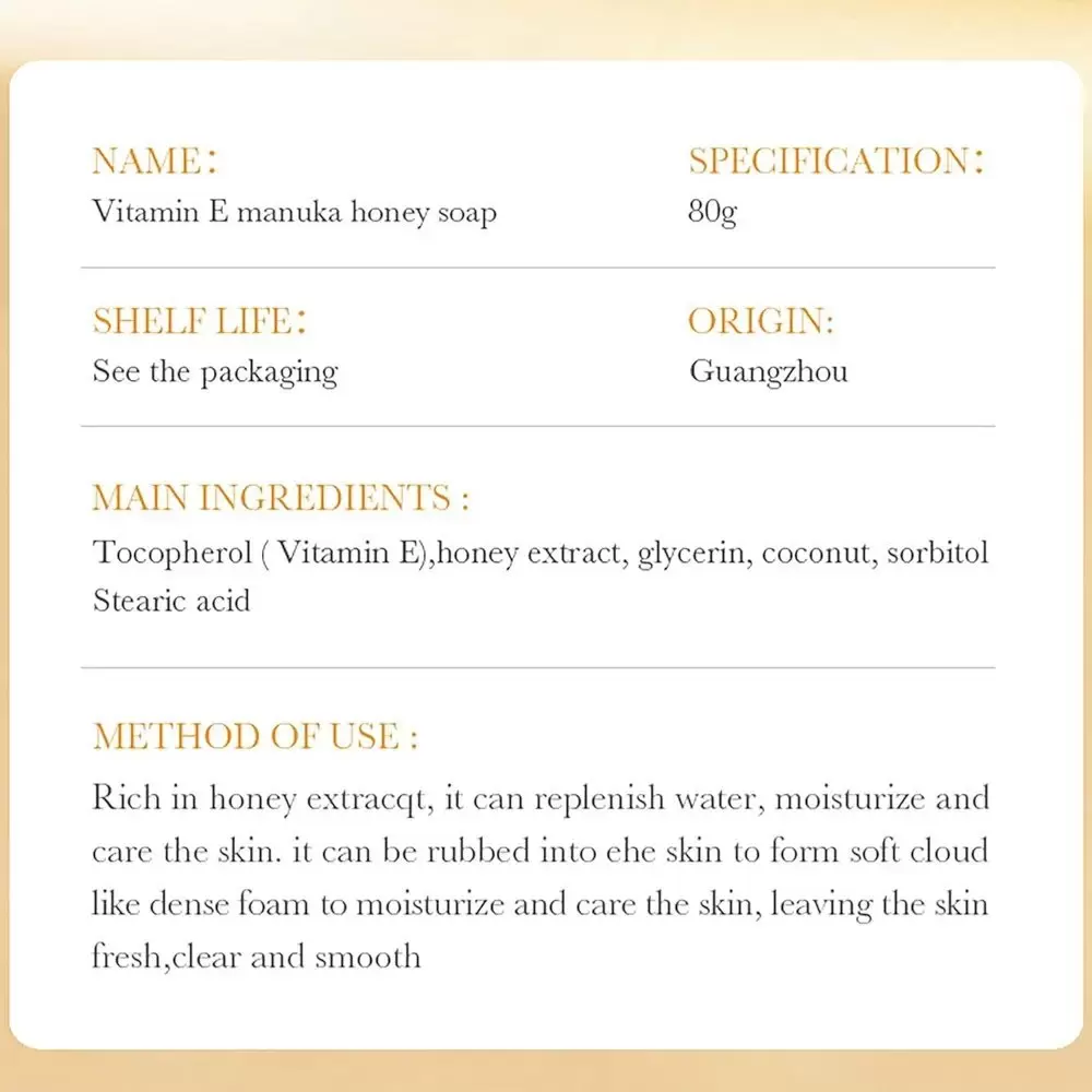 JABON DE MIEL Y VITAMINA E - Imagen 2
