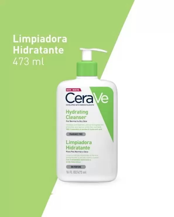 CERA VE LIMPIADORA HIDRATANTE PARA PIEL NORMAL A SECA - Imagen 3