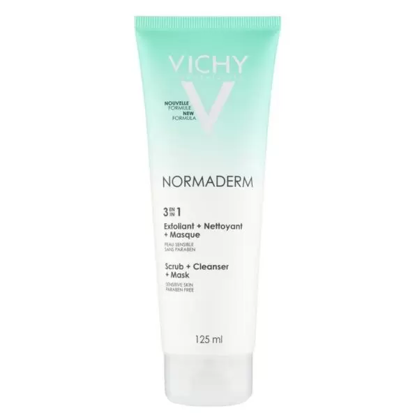 VICHY NORMADERM 3 EN 1 EXFOLIANTE + LIMPIADOR + MASCARILLA - Imagen 2