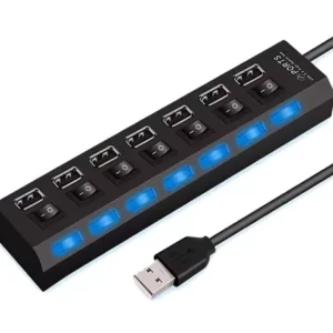 ADAPTADOR USB CON 7 PUERTOS