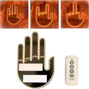 SEÑAL DE MANO LED PARA COCHE