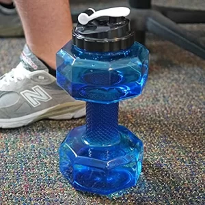 BOTELLA PARA AGUA FORMA MANCUERNA