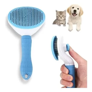 REMOVEDOR DE PELO PARA MASCOTA-CEPILLO CON BOTON QUITAPELO